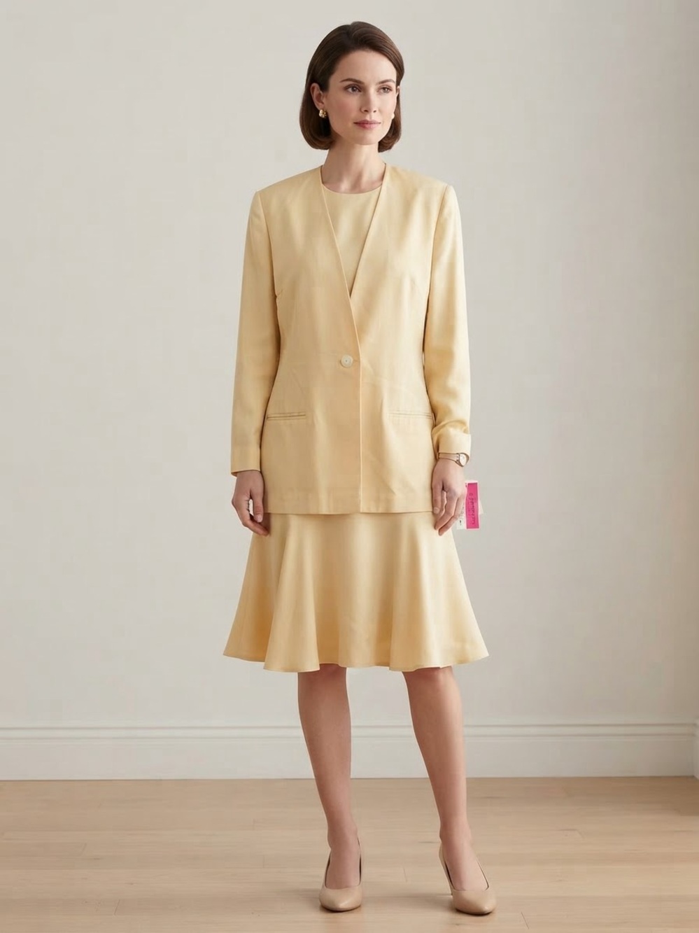 Vintage Liz Claiborne Petite 2-Piece Suit Dress Size 10P (NWT - minor flaw)